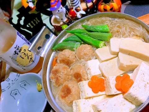 大豆ミート団子のヘルシーおうち鍋